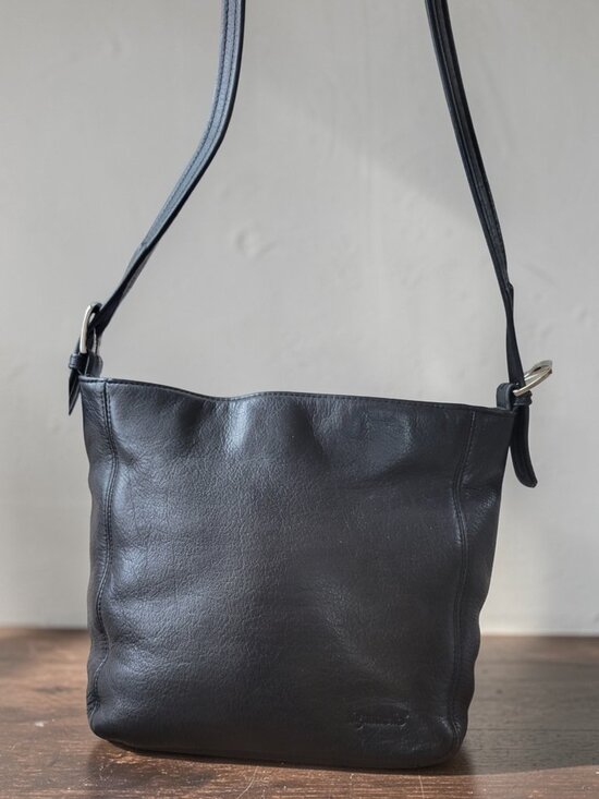 Tignanello Handbags - Tignanello | Pebbled leather crossbody shoulder bag | Black